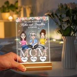 Love Between Mom And Daughter Personalized LED Night Light -Gift Series Store Love Between Mom and Daughter Personalized LED Night Light 14