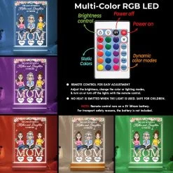 Love Between Mom And Daughter Personalized LED Night Light -Gift Series Store Love Between Mom and Daughter Personalized LED Night Light 16