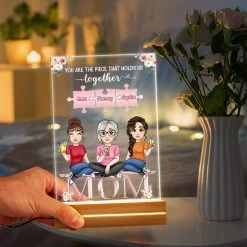 Love Between Mother & Daughter Personalized LED Night Light -Gift Series Store Love Between Mother Daughter Personalized LED Night Light 14
