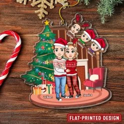 Lovely Family Personalized Christmas Ornament -Gift Series Store Lovely Family Personalized Christmas Ornament 2
