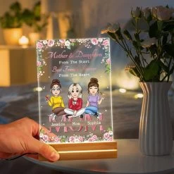 Mom & Daughter BFF Personalized LED Night Light 10 Mom & Daughter BFF Personalized LED Night Light -Gift Series Store Mom Daughter BFF Personalized LED Night Light 14