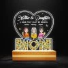 Mom & Daughter Bond Can't Be Broken Heart Custom LED Night Light -Gift Series Store Mom Daughter Bond Cant Be Broken Heart Custom LED Night Light 12