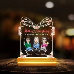 Mom & Daughter Gift Personalized LED Night Light -Gift Series Store Mom Daughter Gift Personalized LED Night Light 10