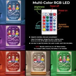 Mom & Daughter Infinity Linked Together Personalized LED Night Light -Gift Series Store Mom Daughter Infinity Linked Together Personalized LED Night Light 16