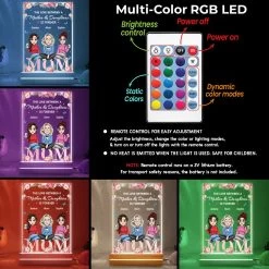 Mom & Daughter Love Is Forever Personalized LED Night Light 12 Mom & Daughter Love Is Forever Personalized LED Night Light -Gift Series Store Mom Daughter Love Is Forever Personalized LED Night Light 16
