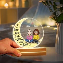Mom & Daughter Moon Sitting Personalized LED Night Light -Gift Series Store Mom Daughter Moon Sitting Personalized LED Night Light 14 49147c9c 8d44 4920 98ca ddda7cd57cc4