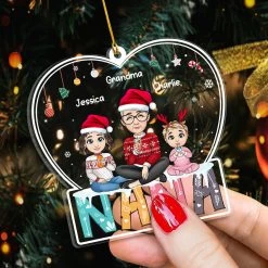Nana And Grandchildren Personalized Christmas Ornament -Gift Series Store Nana And Grandchildren Personalized Christmas Ornament 4