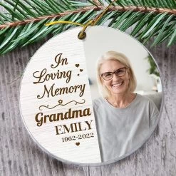 Personalized Acrylic Memorial Grandma Ornament Christmas Gift 12 Personalized Acrylic Memorial Grandma Ornament Christmas Gift -Gift Series Store Personalized Acrylic Memorial Grandma Ornament Christmas Gift 3
