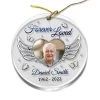 Personalized Acrylic Memorial Ornament Angel Wing Jewelry Style -Gift Series Store Personalized Acrylic Memorial Ornament Angel Wing Jewelry Style