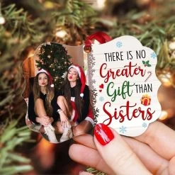 Personalized Aluminum Sister Ornament For Besties 11 Personalized Aluminum Sister Ornament For Besties -Gift Series Store Personalized Aluminum Sister Ornament For Besties 2
