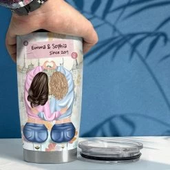 Personalized Best Friends Tumbler Because Of You I Laugh For Besties 13 Personalized Best Friends Tumbler Because Of You I Laugh For Besties -Gift Series Store Personalized Best Friends Tumbler Because Of You I Laugh For Besties 4