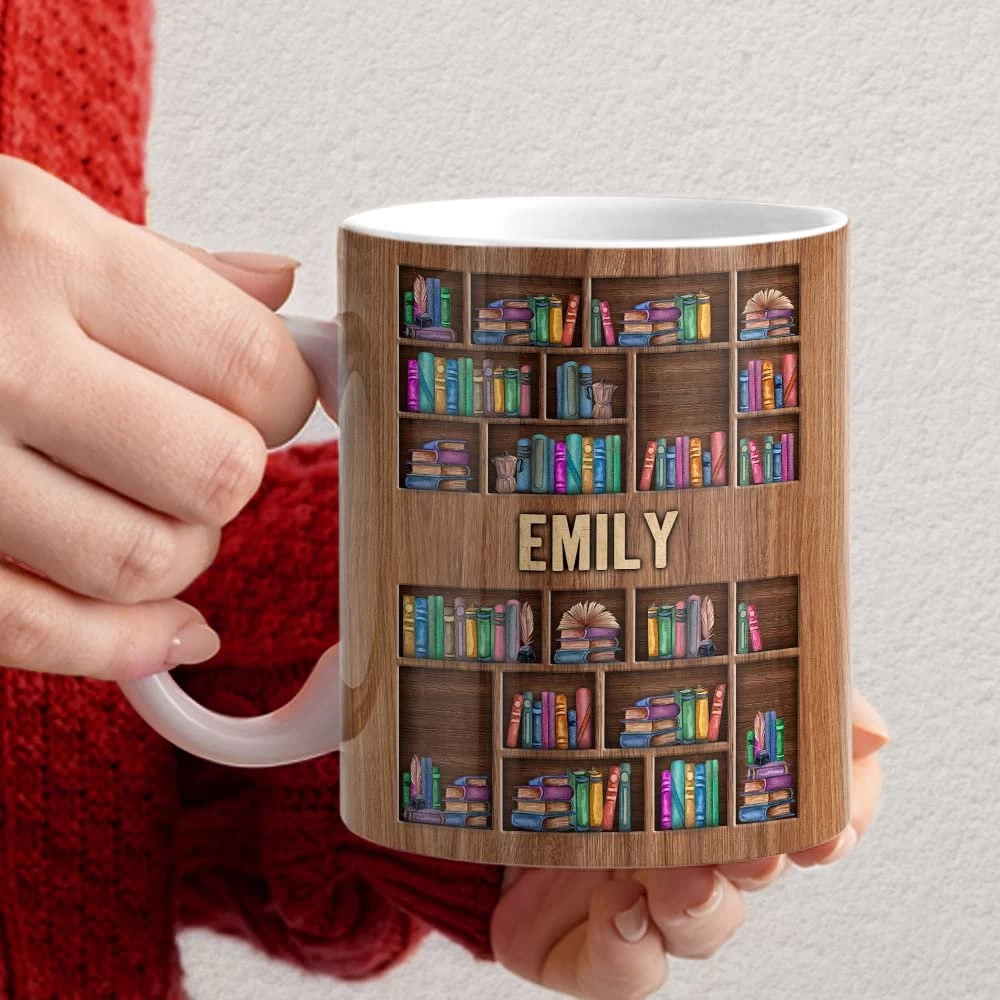 Personalized Book Lovers Mug My Happy Place 6 Personalized Book Lovers Mug My Happy Place - Image 4