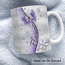 Personalized Butterfly Mug Gem Drawing Style 12 Personalized Butterfly Mug Gem Drawing Style -Gift Series Store Personalized Butterfly Mug Gem Drawing Style 3