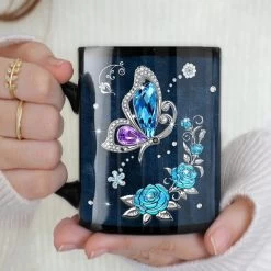 Personalized Butterfly Mug Jewelry Art -Gift Series Store Personalized Butterfly Mug Jewelry Art 4