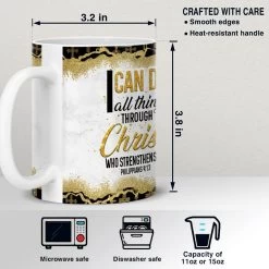 Personalized Christian Mug Bible Verse Marble Drawing -Gift Series Store Personalized Christian Mug Bible Verse Marble Drawing 4