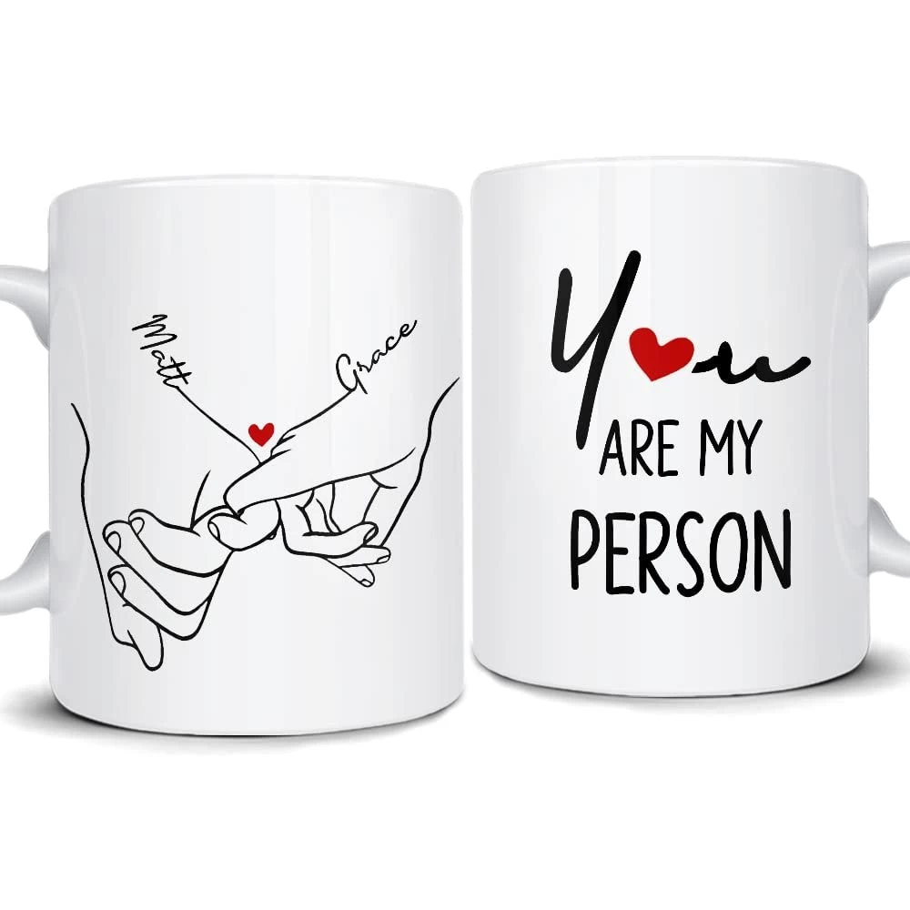 Personalized Couple Hand Mug You Are My Person Mug 3 Personalized Couple Hand Mug You Are My Person Mug