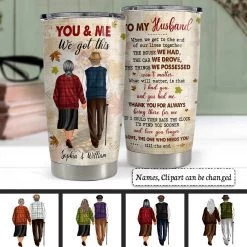 Personalized Couple Tumbler You And Me To My Husband Gift From Wife -Gift Series Store Personalized Couple Tumbler You And Me To My Husband Gift From Wife 3