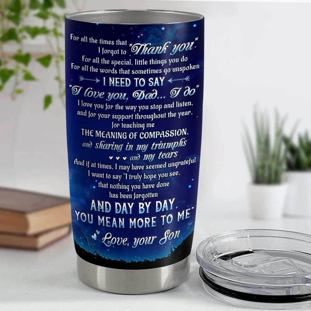 Personalized Dad Tumbler Dad And Son Gift On Father Day Best Gift 4 Personalized Dad Tumbler Dad And Son Gift On Father Day Best Gift - Image 2