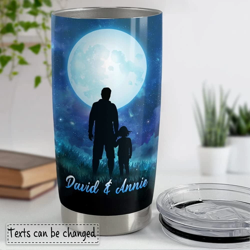Personalized Dad Tumbler Father And Daughter Father Day Gift 6 Personalized Dad Tumbler Father And Daughter Father Day Gift - Image 4
