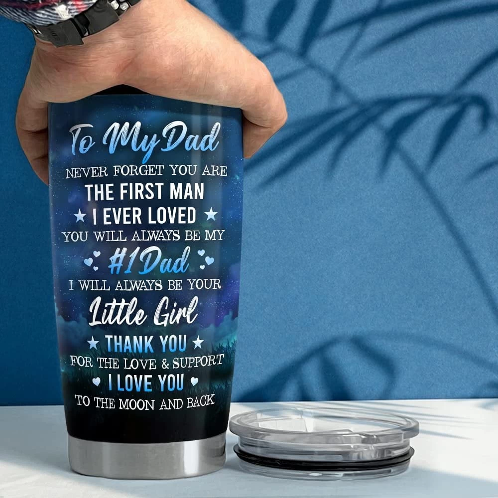 Personalized Dad Tumbler Father And Daughter Father Day Gift 7 Personalized Dad Tumbler Father And Daughter Father Day Gift - Image 5