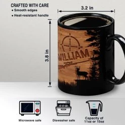Personalized Deer Hunting Mug -Gift Series Store Personalized Deer Hunting Mug 5