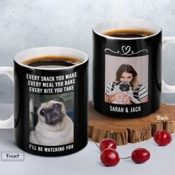 Personalized Dog Photo Mug Snack You Make -Gift Series Store Personalized Dog Photo Mug Snack You Make 3