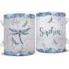 Personalized Dragonfly Mug Jewelry Style -Gift Series Store Personalized Dragonfly Mug Jewelry Style