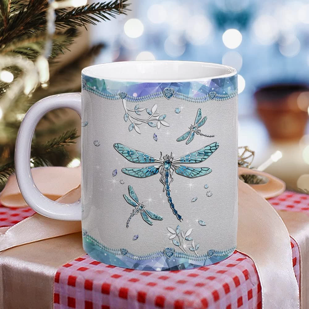 Personalized Dragonfly Mug Jewelry Style 5 Personalized Dragonfly Mug Jewelry Style - Image 3