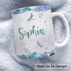 Personalized Dragonfly Mug Jewelry Style 12 Personalized Dragonfly Mug Jewelry Style -Gift Series Store Personalized Dragonfly Mug Jewelry Style 3