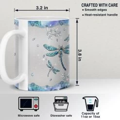 Personalized Dragonfly Mug Jewelry Style 14 Personalized Dragonfly Mug Jewelry Style -Gift Series Store Personalized Dragonfly Mug Jewelry Style 5