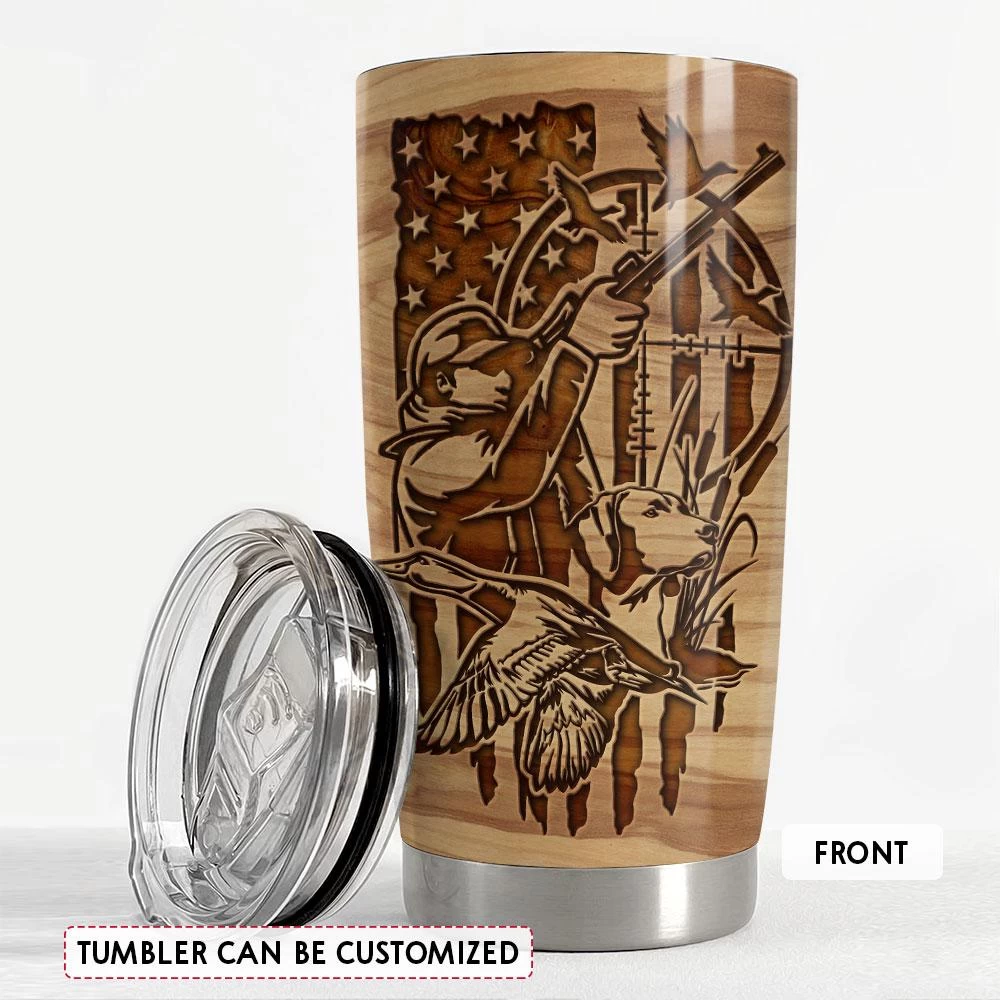 Personalized Duck Hunting Tumbler With Customize Name 5 Personalized Duck Hunting Tumbler With Customize Name - Image 3