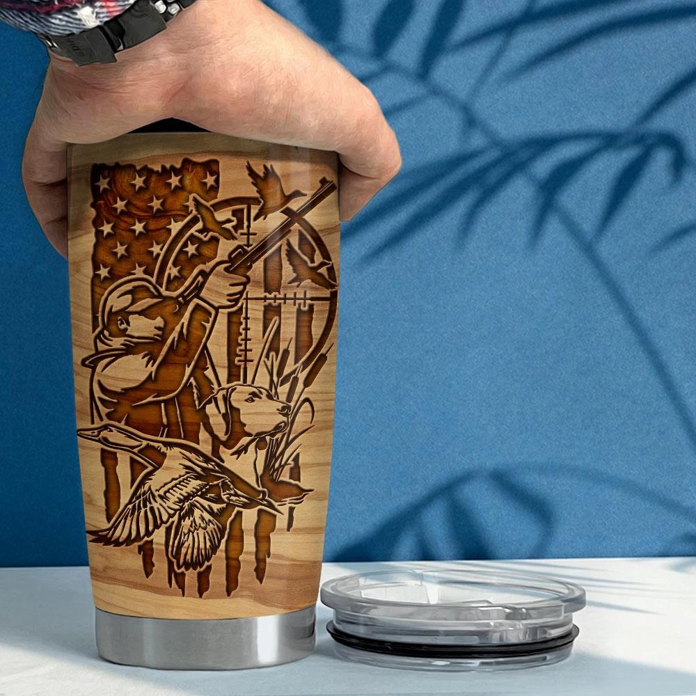 Personalized Duck Hunting Tumbler With Customize Name 7 Personalized Duck Hunting Tumbler With Customize Name - Image 5