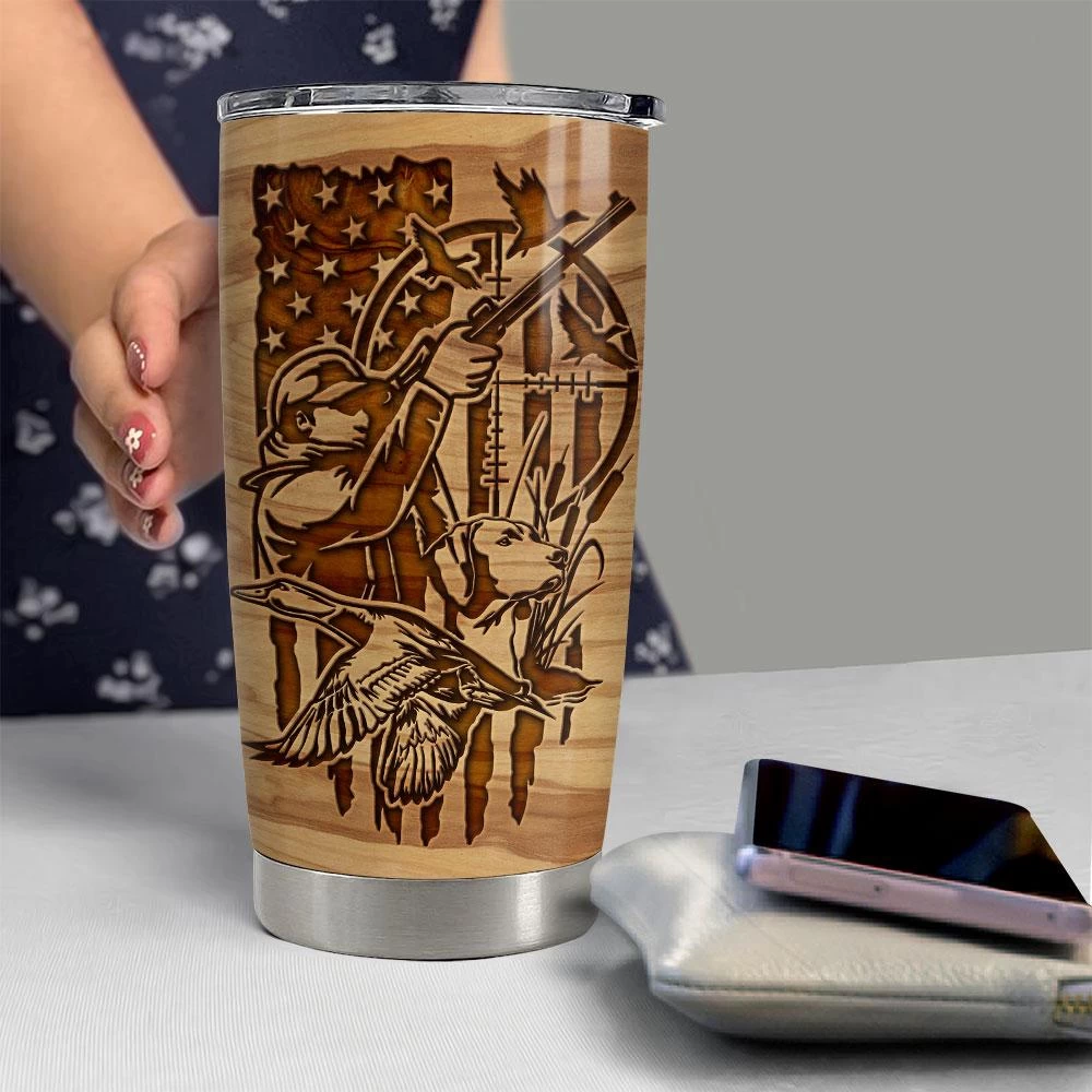 Personalized Duck Hunting Tumbler With Customize Name 8 Personalized Duck Hunting Tumbler With Customize Name - Image 6