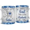 Personalized Elephant Mug Just A Girl Who Loves Elephants 1 Personalized Elephant Mug Just A Girl Who Loves Elephants -Gift Series Store Personalized Elephant Mug Just A Girl Who Loves Elephants
