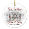 Personalized First Christmas In New Home Custom Photo House Ornament -Gift Series Store Personalized First Christmas In New Home Custom Photo House Ornament
