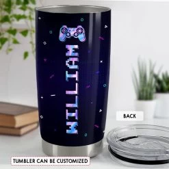 Personalized Gamer Tumbler Can't Hear You I'm Gaming -Gift Series Store Personalized Gamer Tumbler Cant Hear You Im Gaming 3