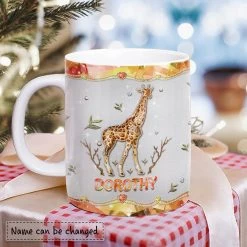 Personalized Giraffe Mug Just A Girl Loves Giraffes 11 Personalized Giraffe Mug Just A Girl Loves Giraffes -Gift Series Store Personalized Giraffe Mug Just A Girl Loves Giraffes 2