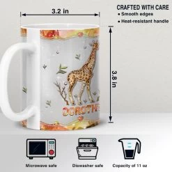 Personalized Giraffe Mug Just A Girl Loves Giraffes 14 Personalized Giraffe Mug Just A Girl Loves Giraffes -Gift Series Store Personalized Giraffe Mug Just A Girl Loves Giraffes 5