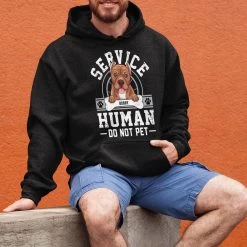 Personalized Hoodie For Dog Lover Service Human Do Not Pet -Gift Series Store Personalized Hoodie For Dog Lover Service Human Do Not Pet 3