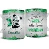 Personalized Just A Girl Who Loves Pandas Mug -Gift Series Store Personalized Just A Girl Who Loves Pandas Mug