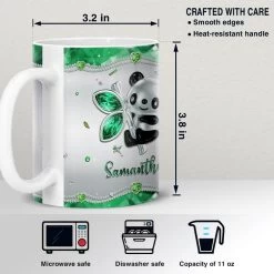 Personalized Just A Girl Who Loves Pandas Mug -Gift Series Store Personalized Just A Girl Who Loves Pandas Mug 5