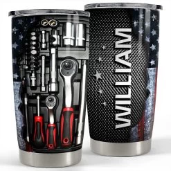 Personalized Mechanics Tumbler Mechanic Dad Tool Box For Daddy Father