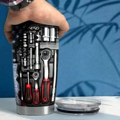 Personalized Mechanics Tumbler Mechanic Dad Tool Box For Daddy Father -Gift Series Store Personalized Mechanics Tumbler Mechanic Dad Tool Box For Daddy Father 3