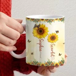 Personalized Mug For Daughter Sunflower Mother And Daughter 13 Personalized Mug For Daughter Sunflower Mother And Daughter -Gift Series Store Personalized Mug For Daughter Sunflower Mother And Daughter 4 scaled 1