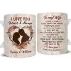 Personalized Mug For Wife Love You Forever Always