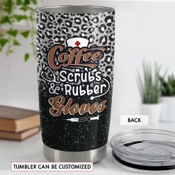 Personalized Nurse Scrub Tumbler With Customize Name Leopard Pattern 12 Personalized Nurse Scrub Tumbler With Customize Name Leopard Pattern -Gift Series Store Personalized Nurse Scrub Tumbler With Customize Name Leopard Pattern 3