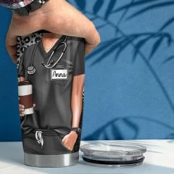 Personalized Nurse Scrub Tumbler With Customize Name Leopard Pattern 13 Personalized Nurse Scrub Tumbler With Customize Name Leopard Pattern -Gift Series Store Personalized Nurse Scrub Tumbler With Customize Name Leopard Pattern 4