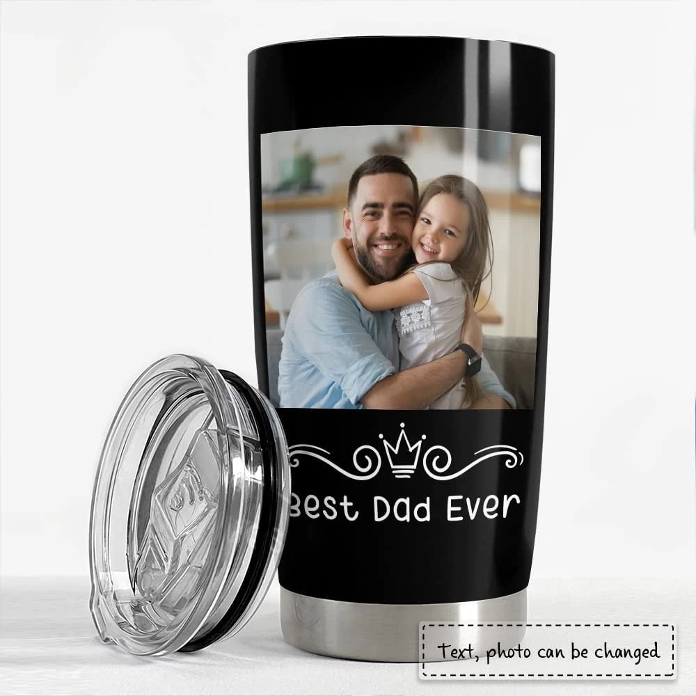 Personalized Photo Tumbler For Dad Gift On Father Day Family Gift 5 Personalized Photo Tumbler For Dad Gift On Father Day Family Gift - Image 3