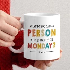Personalized Retirement Mug Person Happy On Monday 12 Personalized Retirement Mug Person Happy On Monday -Gift Series Store Personalized Retirement Mug Person Happy On Monday 5