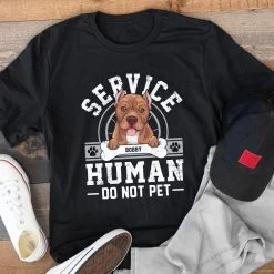 Personalized T-shirt For Dog Lover Service Human Do Not Pet -Gift Series Store Personalized T shirt For Dog Lover Service Human Do Not Pet 23
